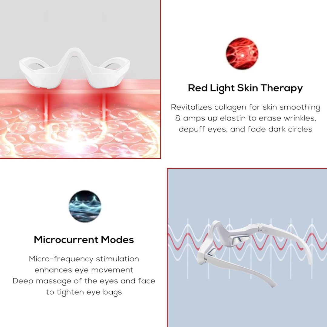 VitalEyes™ Terapia ocular con luz roja 2 en 1
